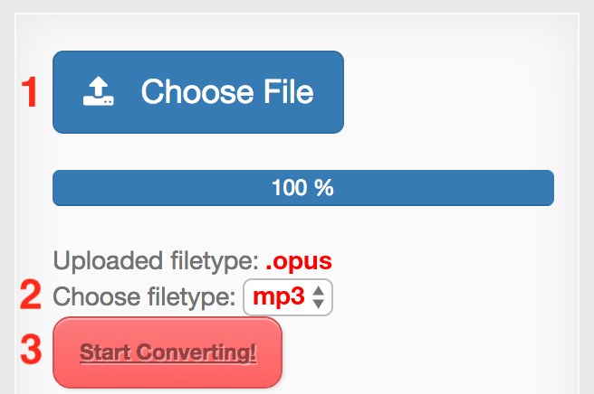How to convert OPUS files online to MP3